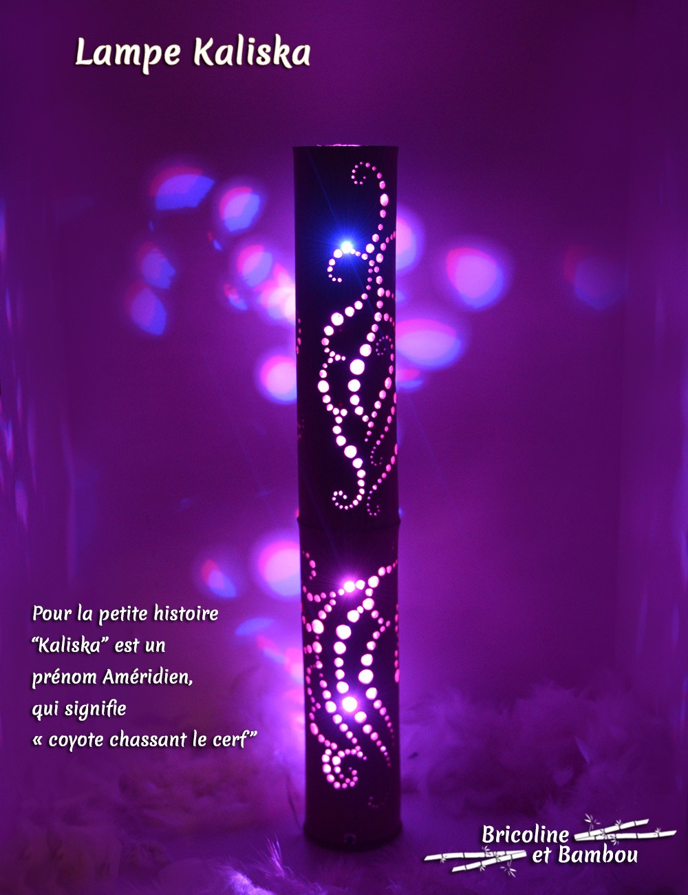 Lampe Bambou Kaliska