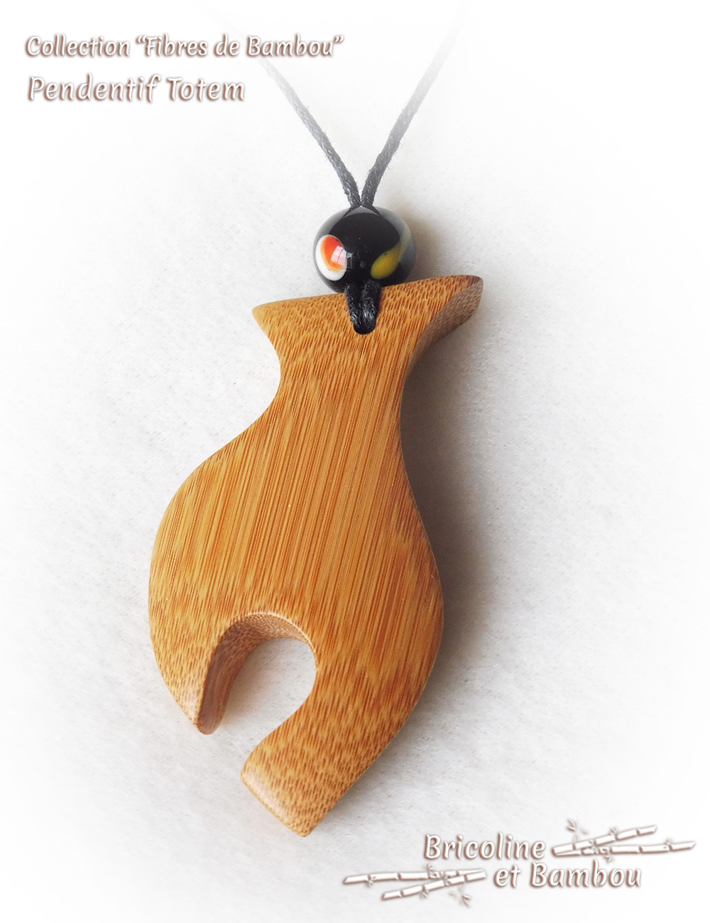 Pendentif Bambou Totem 5 Pendentif Bambou Totem 5