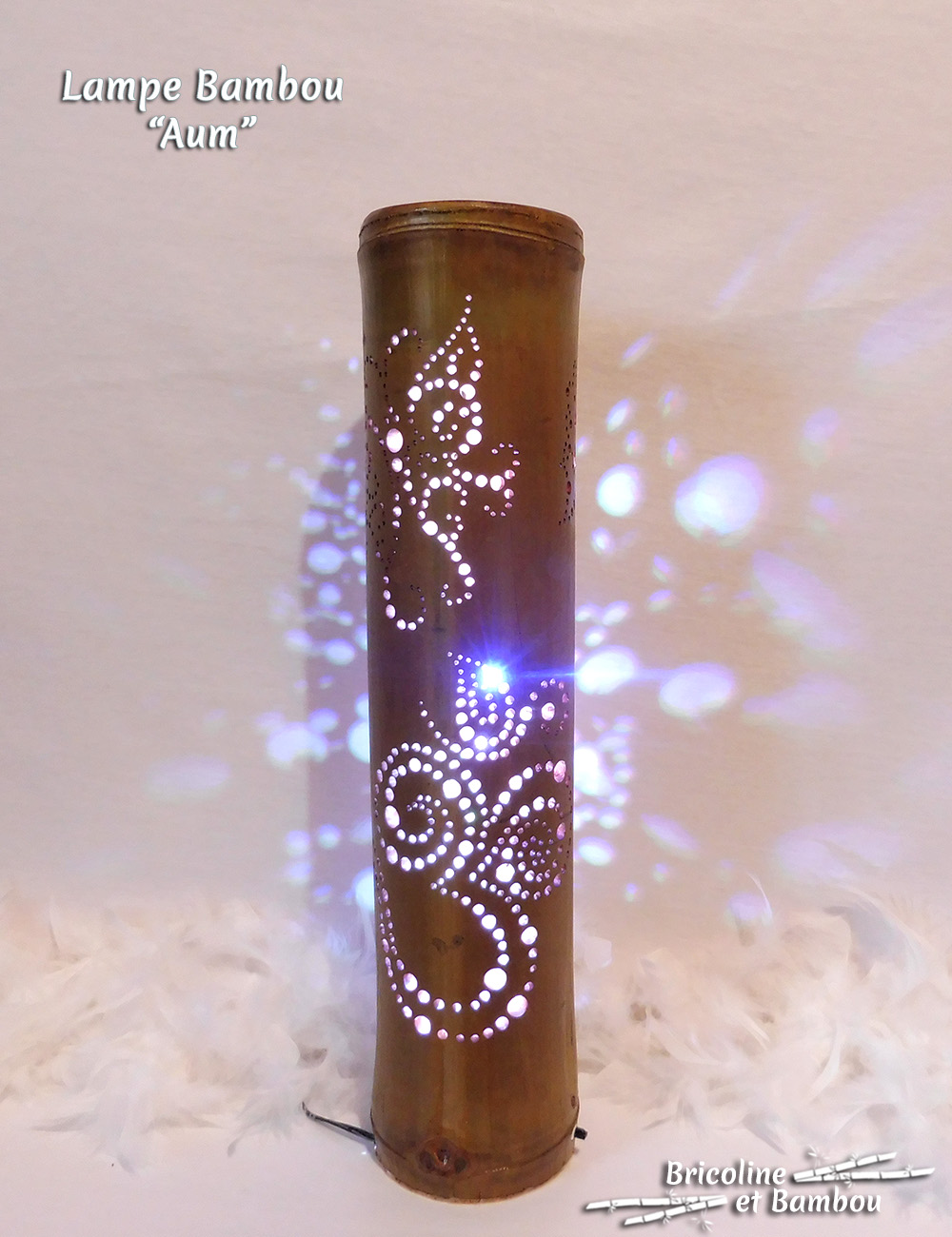 Lampe Bambou Aum