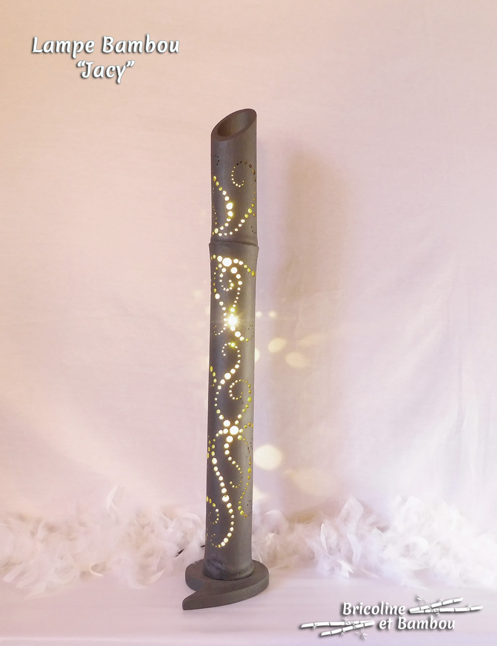 Lampe Jacy 2 Lampe Bambou "Jacy"