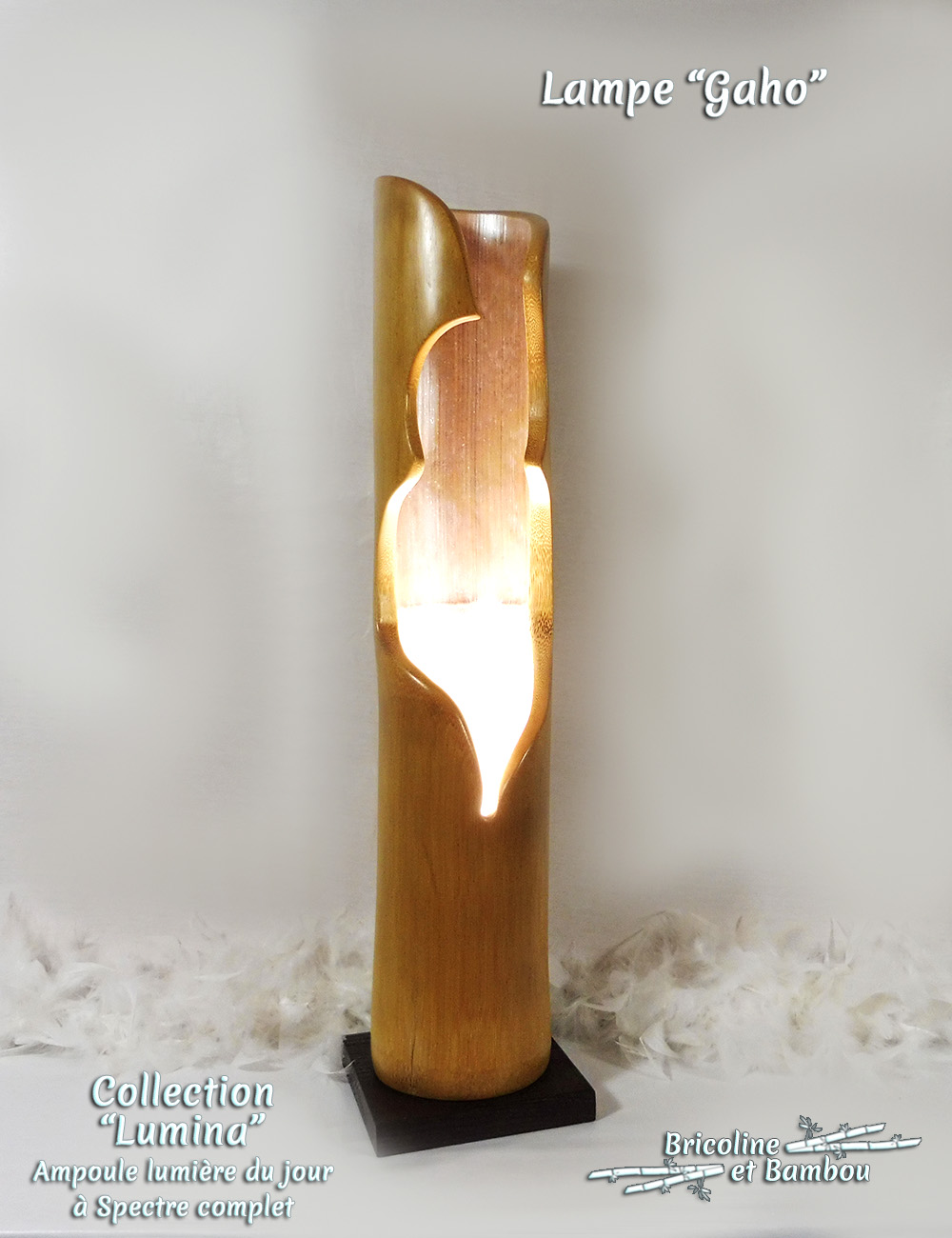 Lampe Gaho 5 Lampe Bambou Gaho