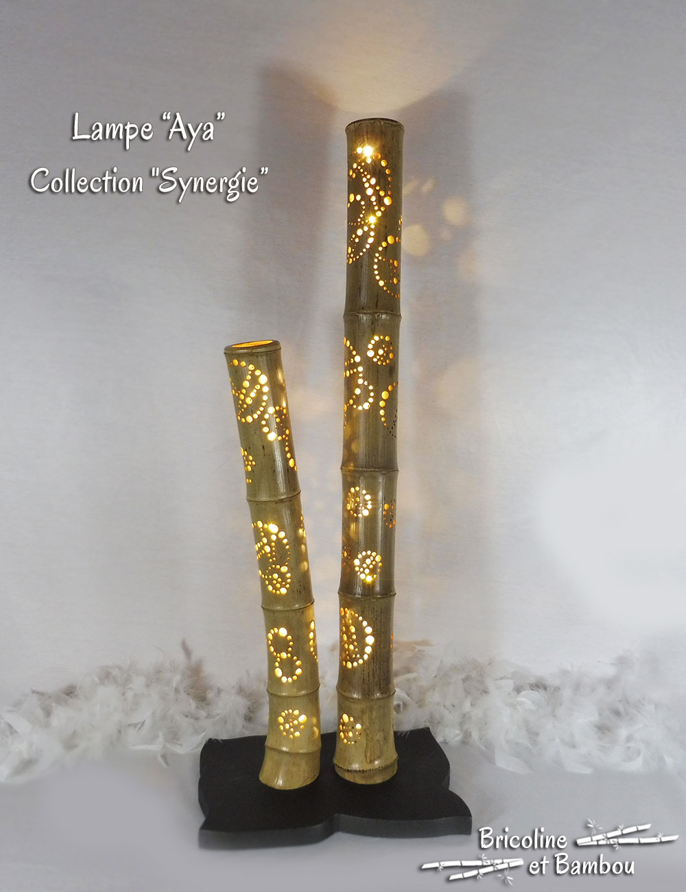 Lampe Bambou Aya 2 Lampe Bambou Aya
