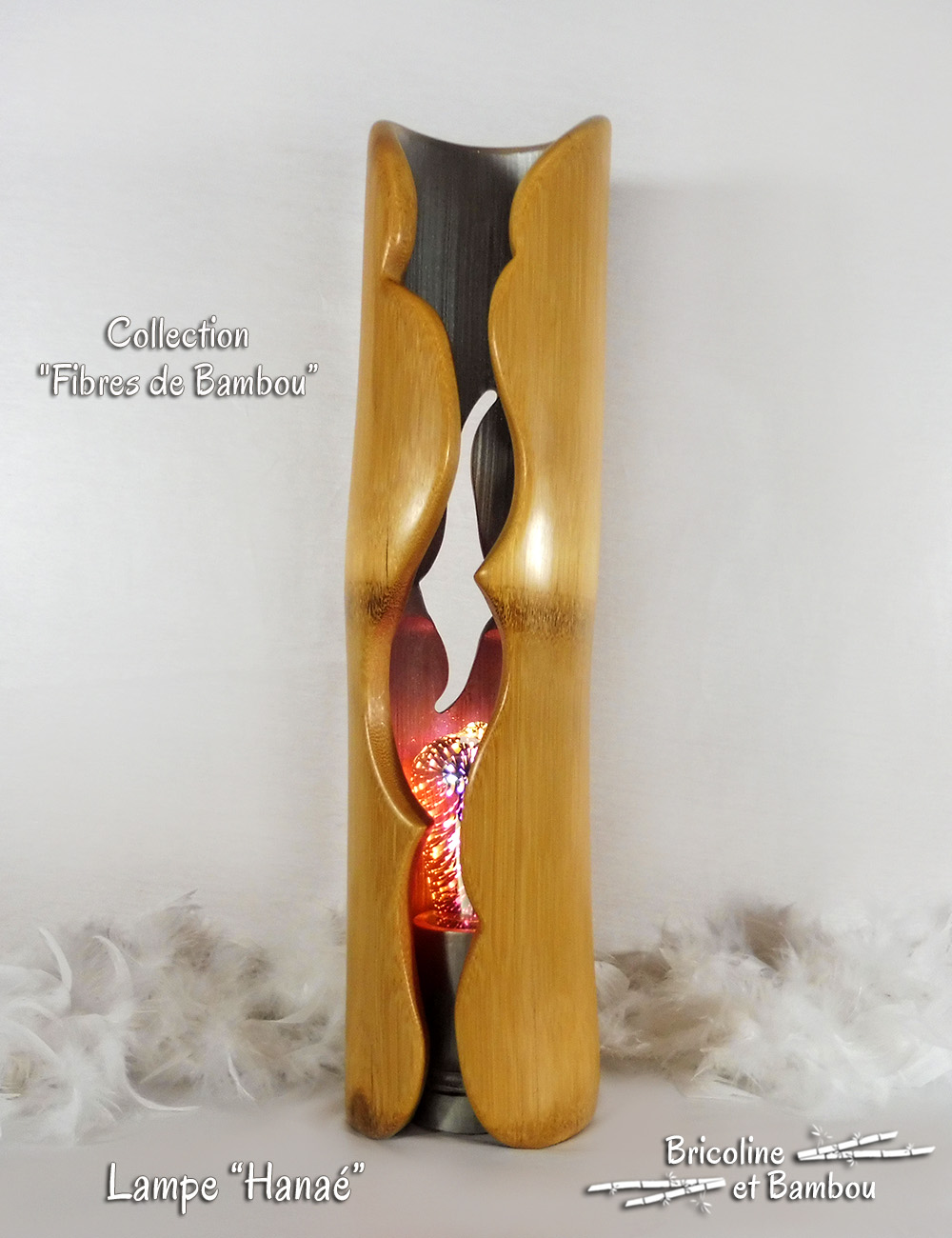 Lampe Bambou Hanaé 2 Lampe Bambou Hanaé