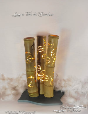 Lampe Trio de Bamboo