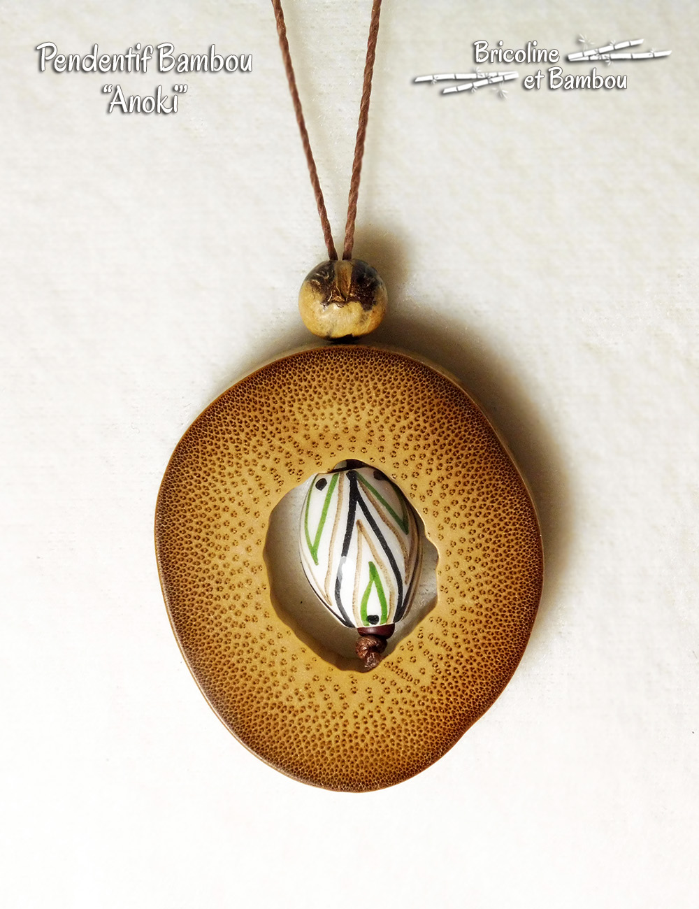 Pendentif Bambou Anoki Pendentif Bambou Anoki
