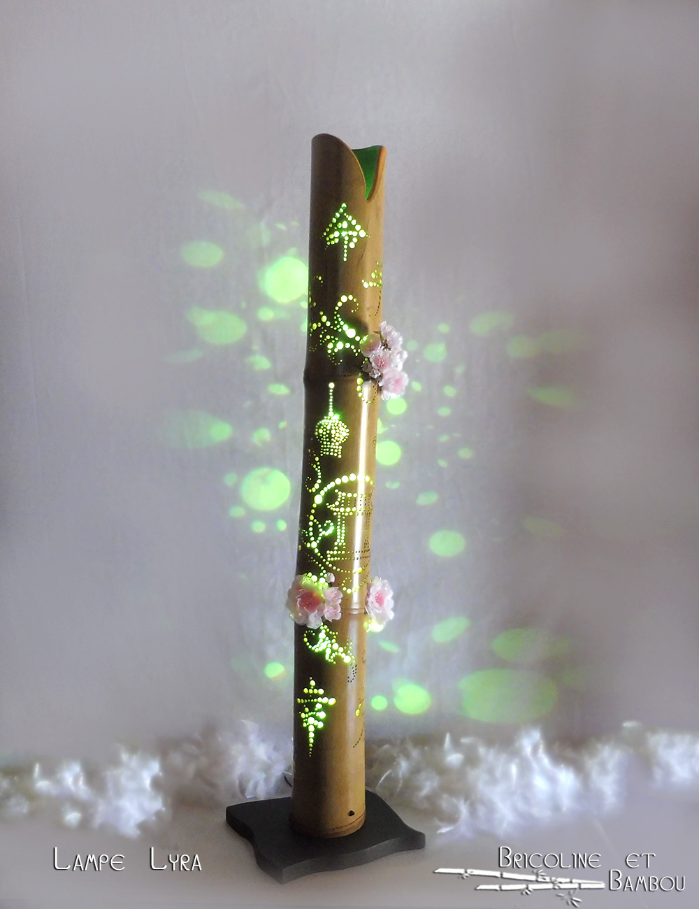 Lampe Lyra 2 Lampe Bambou Lyra