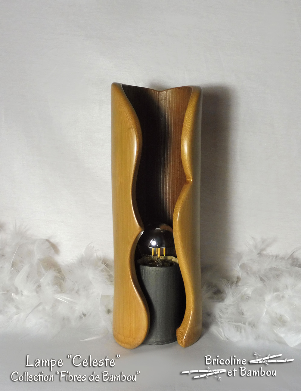 Lampe Celeste 2 Lampe Bambou "Céleste"